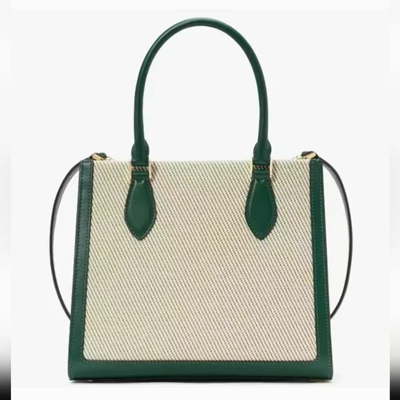 Kate Spade Ellie Harvest Embroidered Small Tote Crossbody, Green Multi
